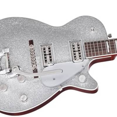 Gretsch G6129T 89VS Vintage Select Jet with Bigsby Silver Sparkle with Case image 3