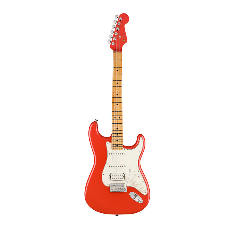 Fender Limited Edition Player Stratocaster HSS Guitar in Fiesta Red image 1