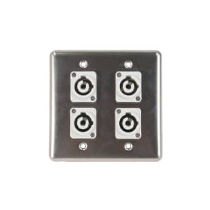 OSP Q-4-4PCB Quad Wall Plate with 4 PowerCon B Connectors