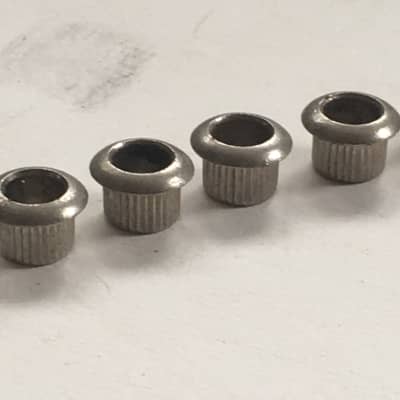 6 Set Acoustic Guitar Tuner Bushings Vintage Relic Guitar Round Tops 8mm OD MIJ? image 3