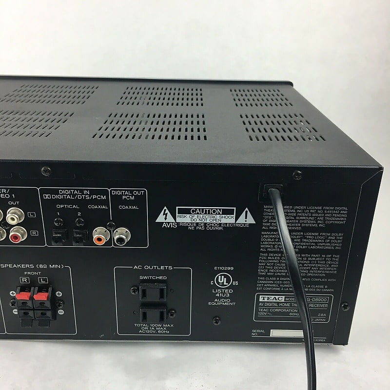 TEAC ティアック AG-D8900 AVサラウンドアンプ cm3dmju TEAC AG-D8900 AV Digital Home Theater Receiver | eBay