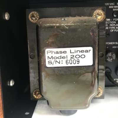 Phase Linear 200 II Amplifier (Original Box) image 5