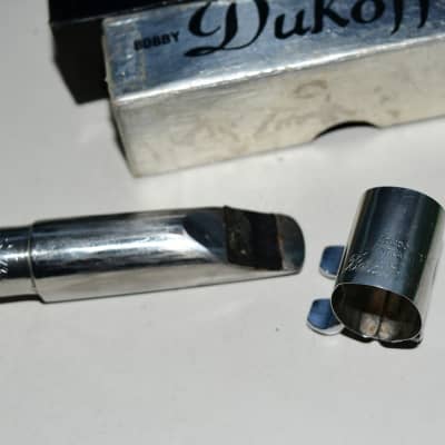 国内外の人気集結！ Miami Dukoff D6 Silver Mouthpiece Saxophone Soprano Metal 管楽器・吹奏楽器