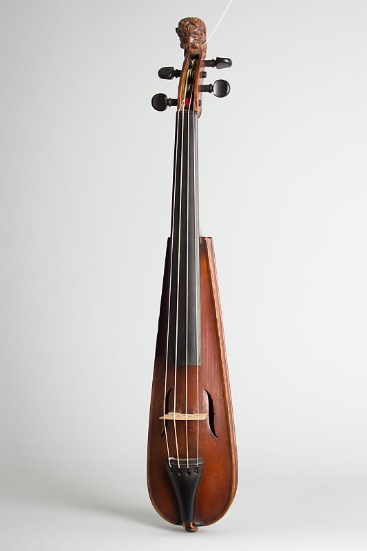 Decorative Pouchette Violin (unlabelled) ,  c. 1900, NO CASE case. image 1
