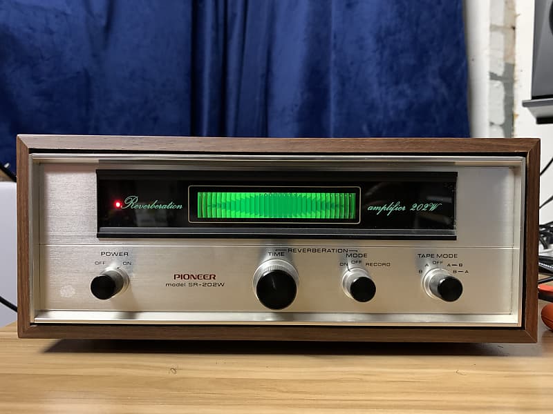 Pioneer SR202w 1970s Spring Reverberation Amplifier, Reverb UK