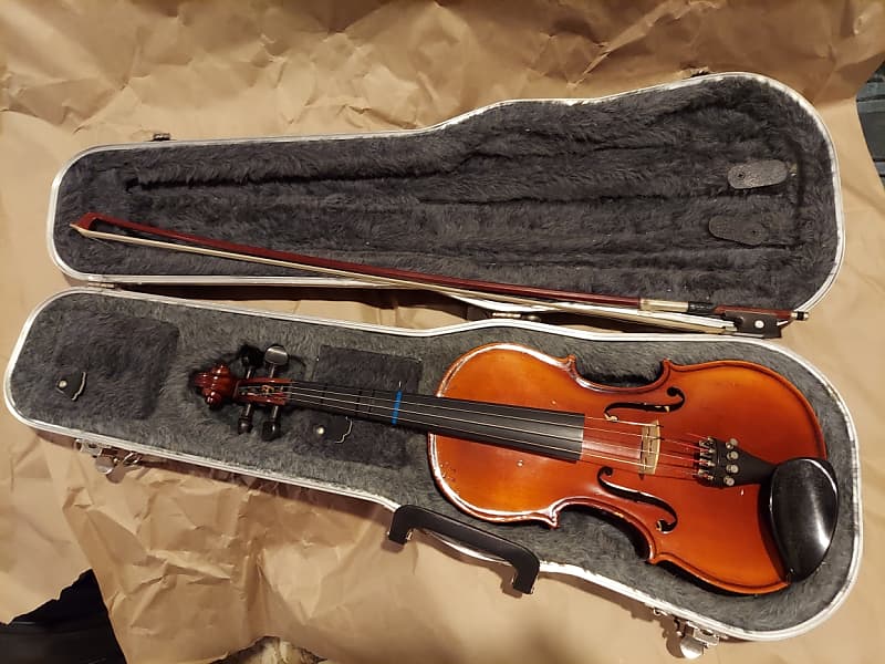 J. Balaton J350 sized 3/4 violin, Romania, Vintage, with case | Reverb