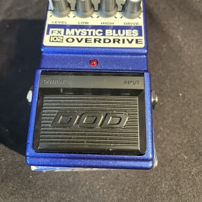 Reverb.com listing, price, conditions, and images for dod-fx102-mystic-blues-overdrive