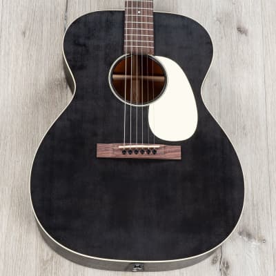 Martin 000-17E Acoustic Electric Guitar, Rosewood Fretboard, Black Smoke image 13