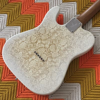 Magnetic Heaven- Nashville Mustang! - 7/8 Scale Nashville Telecaster with Mustang Neck! - Floral Print! - image 2