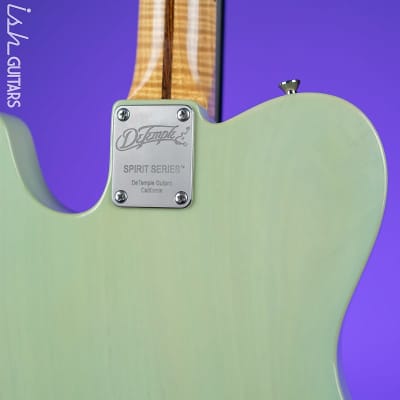 2011 DeTemple Guitars Spirit Series Tele Seafoam Green image 16