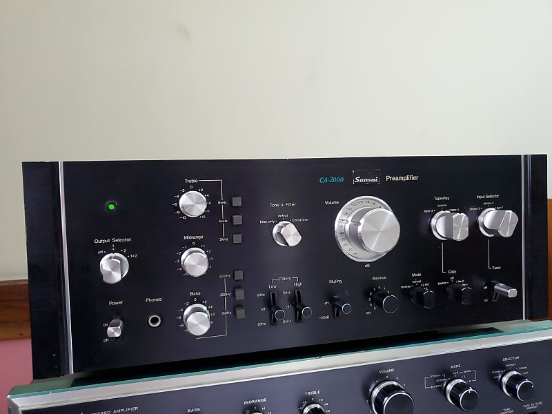 Sansui CA-2000 Preamplifier Fully Operational Beautiful Condition image 1