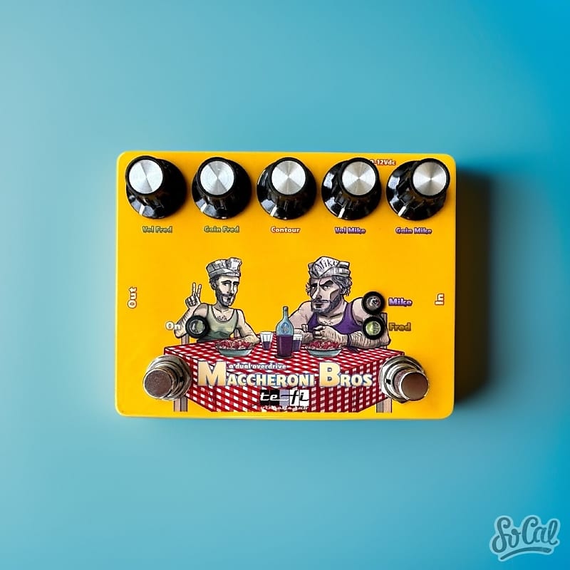 TEFI Vintage Lab Maccheroni Bros Dual Overdrive (Limited Edition) “Psychedelic” image 1