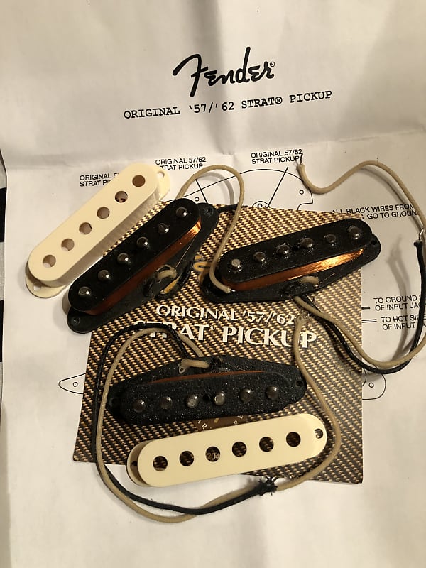 Fender 57/62 stratocaster pickups set | Reverb