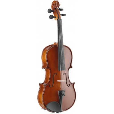 Stagg VN-3/4-EF 3/4-Size Solid Spruce Top/Ebony Fingerboard Violin w / Soft Case