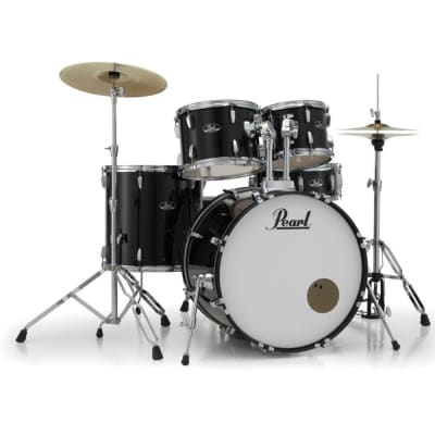 Pearl Roadshow 5pc Drum Set w/Hardware & Cymbals Jet Black RS525SC/C31 image 13