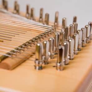one of a kind LEFT-HANDED  Evoharp 21-bar Chromatic Autoharp   w/ built-in preamp image 15