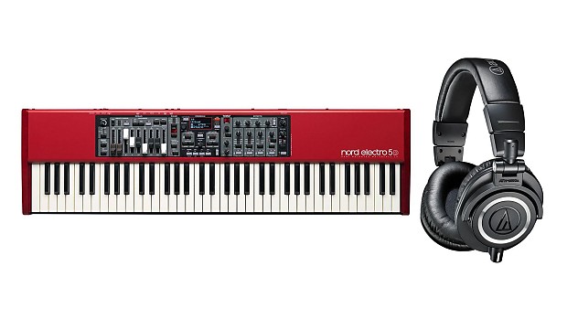 Nord Electro 5D 73 73-Key Keyboard w/ Audio-Technica ATH-M50X Headphones image 1