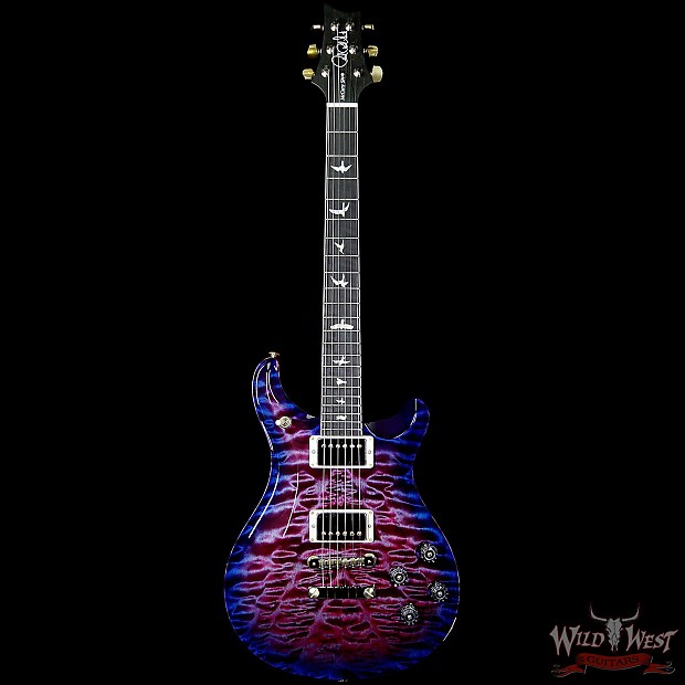 Prs wood library mccarty 594 quilt top violet blue burst outlet