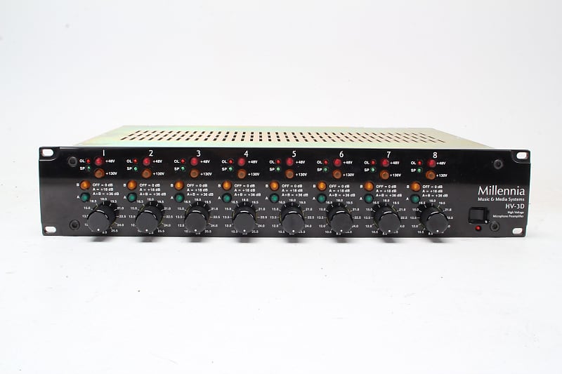 アンプ millennia HV-3D Millennia HV-3D-8 Microphone Preamp | FrontEndAudio.com