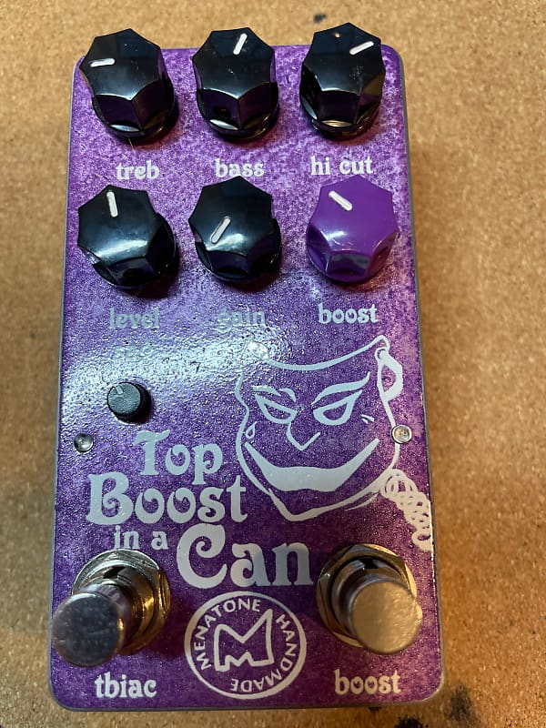 Menatone Top Boost in a Can Overdrive Pedal – Topshelf