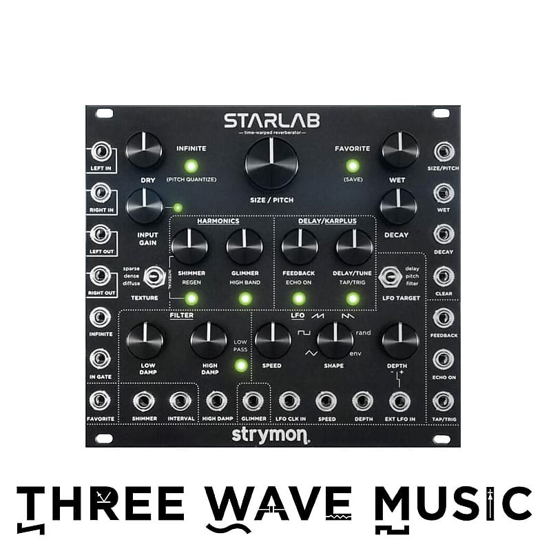 Strymon StarLab (Black) - Time-warped Reverberator [Three Wave Music] image 1