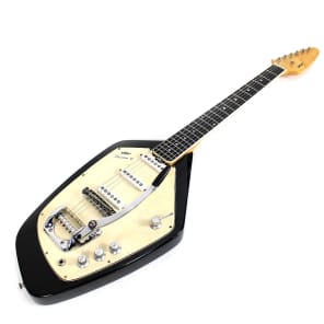 Vox Phantom VI 1960s Electric Guitar in Black image 17