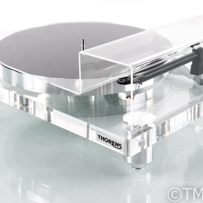 Thorens TD 2010 Belt Drive Turntable; Clear; TP250 (Rega) Tonearm; PS 800 PSU image 2