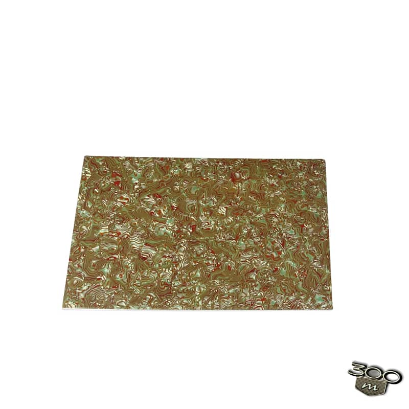 Red Green Stripe Blank Guitar - Bass Pickguard 430 X 290 X 2,3 mm image 1