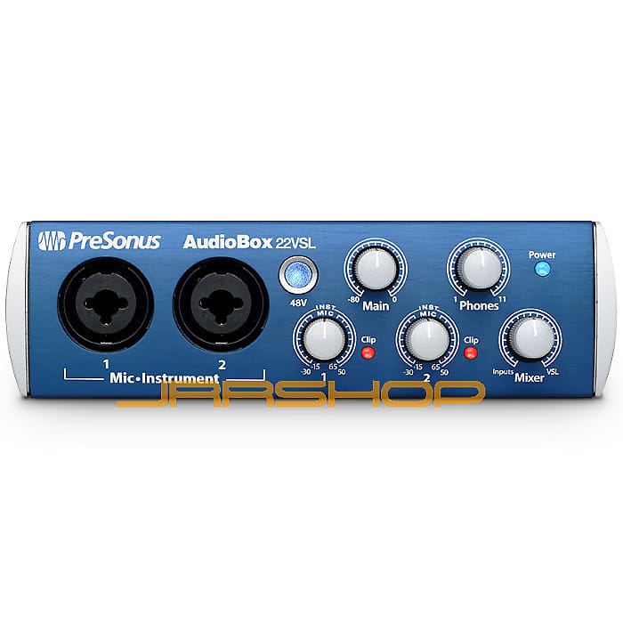 Presonus AudioBox 22VSL 2x2 USB Interface + Studio One