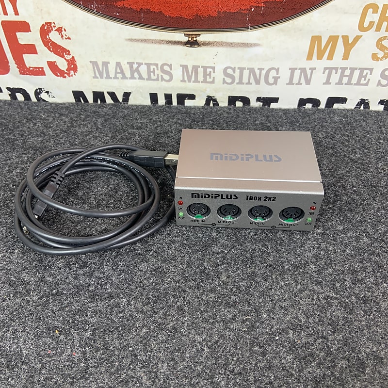 MIDIPLUS Tbox 2x2 USB MIDI Interface Reverb