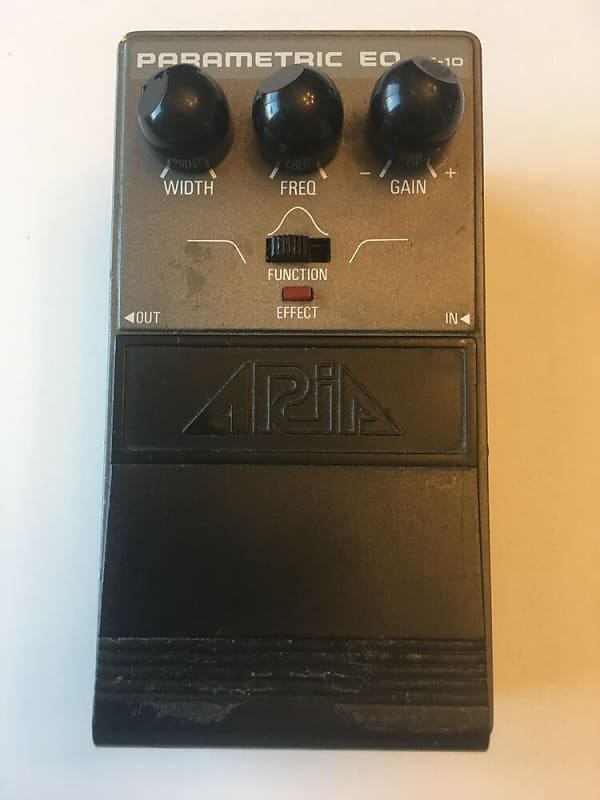 ARIA PE-10 エフェクター Tone Machines Blog: Aria PE-10 Parametric EQ (1983)