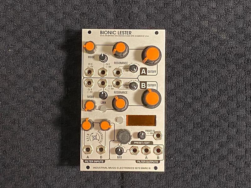 Industrial Music Electronics Bionic Lester MKIII Silver Reverb