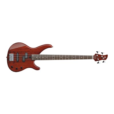Yamaha TRBX174EW 4-String Electric Bass (Root Beer) image 3