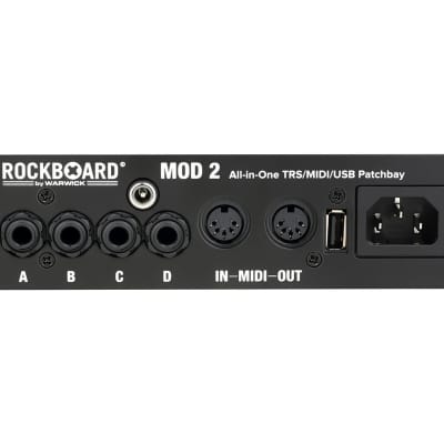 RockBoard MOD 2 1/4" MIDI & USB Pedalboard Patch Bay image 1