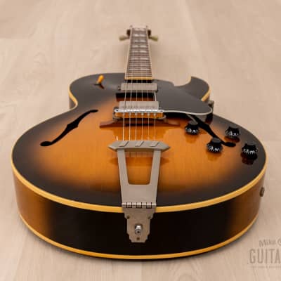 1991 Gibson ES-175 Hollowbody Guitar Vintage Sunburst w/ 57 Classic PAFs, Case image 12