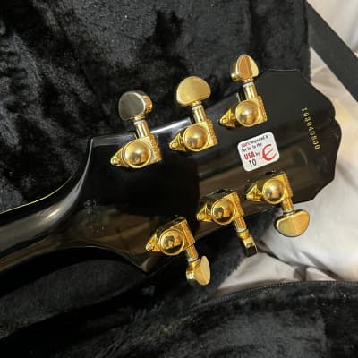Epiphone Sheraton II Electric Guitar Black Ebony w Case image 7