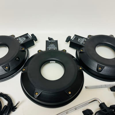 Set of 3 of Latest Style Roland PDX-8 PDX8 Mesh Pads w Clamp Mount Cable image 2