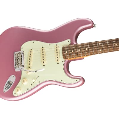 Used Fender Vintera '60s Stratocaster Modified - Burgundy Mist Metallic image 5
