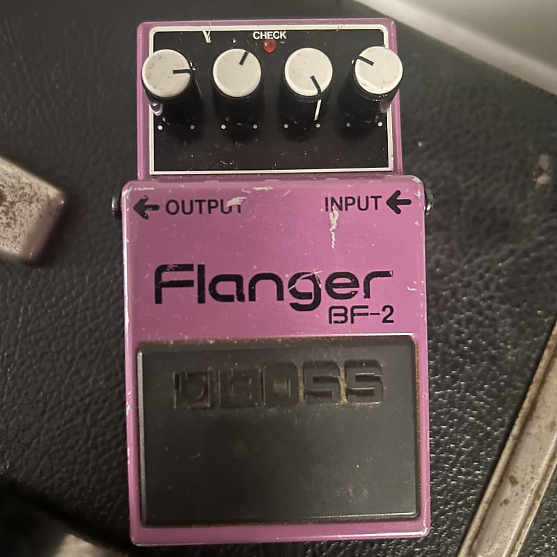 Boss BF-2 Flanger (Black Label) 1980 - 1984 - Purple | Reverb