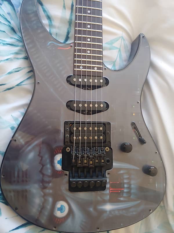弦楽器 YAMAHA  YG 612 Yamaha YG-612FP 1993 Black Free Art Guitar | Reverb
