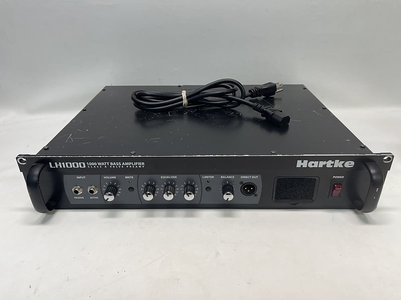 Hartke LH1000 1000-Watt Bass Amp Head 2008 - Present - Black | Reverb