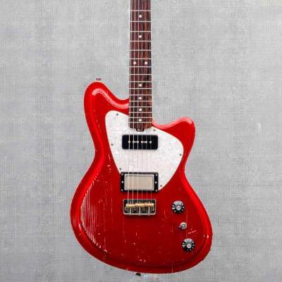 Maghini Guitars Satellite Candy Apple Red image 3