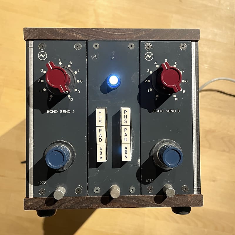 Vintage Neve 1272 Echo Return Modules with a Bespoke Case Vintage Neve 1272 Echo Return Modules with a Bespoke Case