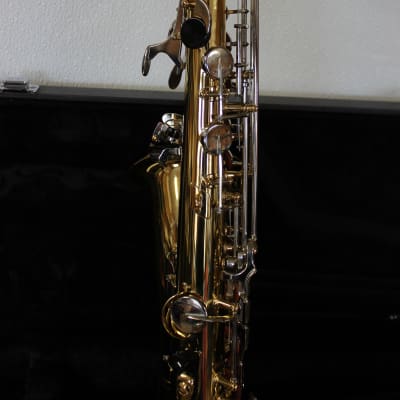 Yamaha YAS-26 Eb Student Alto Saxophone - Gold Lacquer & Nickel-Plate image 11