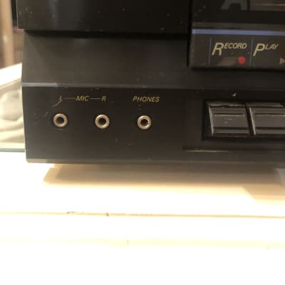 Vintage Soundesign 5998 120W AM-FM Receiver/Hi Speed Dubbing/Twin cassette  1988 - Black image 7