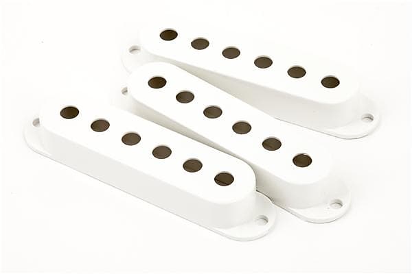 Fender Stratocaster Pickup Covers - White image 1