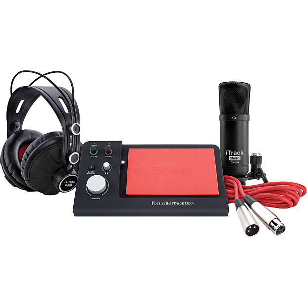 Focusrite iTrack Dock Studio Bundle w/ Headphones, Mic and Cable image 1