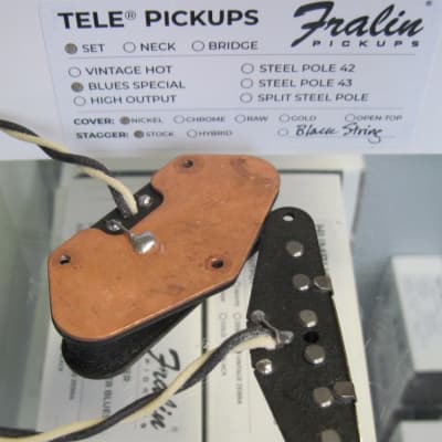 Lindy Fralin Blues Special Telecaster Pickup Set Stock Stagger