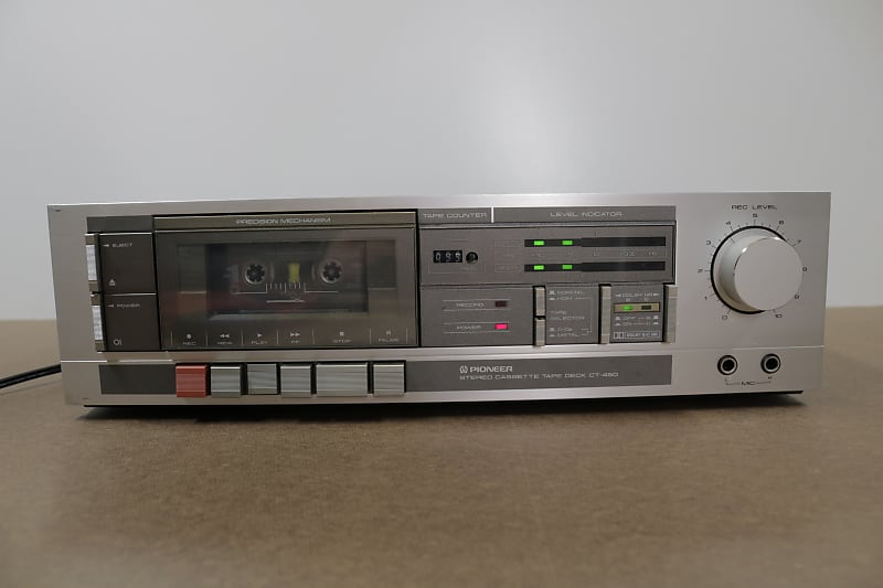 Vintage Pioneer CT450 Cassette Tape Deck 1984 New belts Reverb