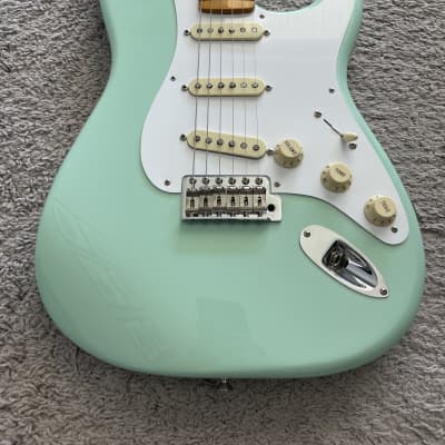 Fender Classic Series ‘50s Stratocaster 2018 MIM Surf Green Maple FB Guitar image 2